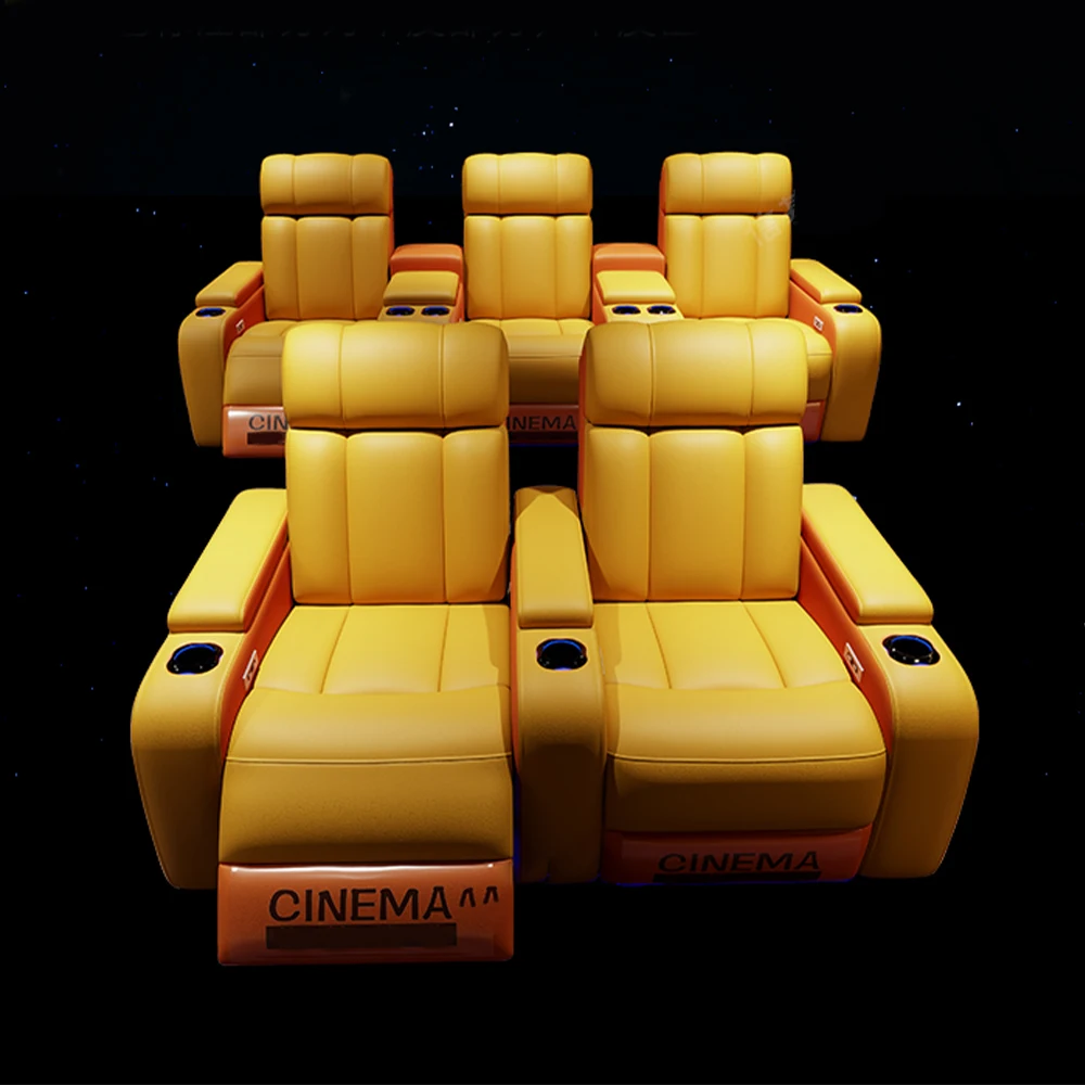 Home Cinema Chairs - كرسي سينما فاخر كهربائي من مانباس،