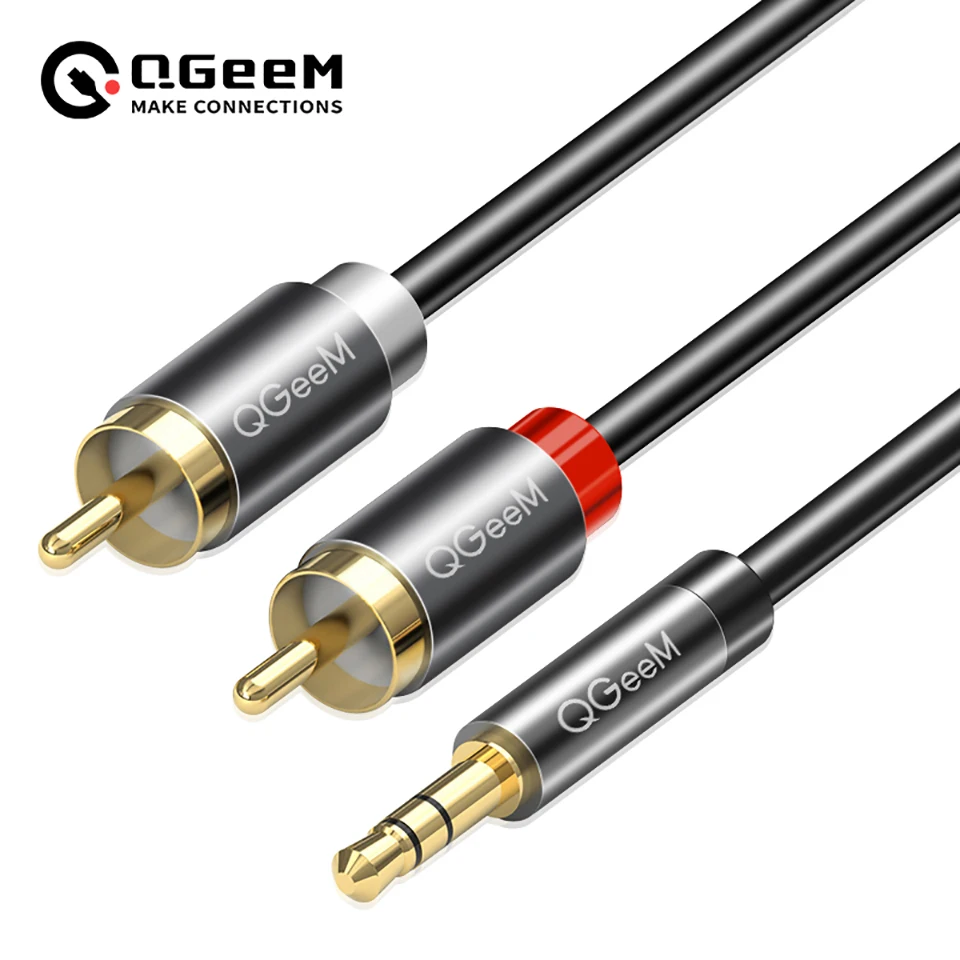 كابل QGeeM RCA، كابل صوتي من 2 - مراجعة Home Cinema Tv وسعره