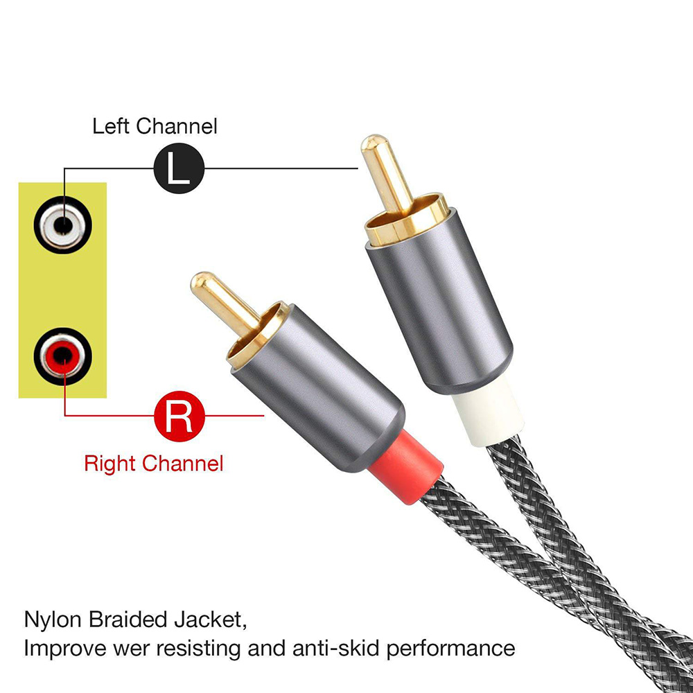 2RCA إلى 2 RCA الذكور إلى الذك - مراجعة Home Cinema Tv وسعره